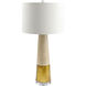 Fluxar 29.5 inch 100 watt Gray Accent Table Lamp Portable Light