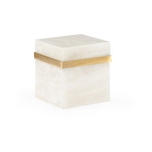 Claire Bell 4 inch Natural White/Antique Box