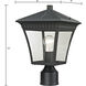 Ridgewood 1 Light 15 inch Matte Textured Black Outdoor Post Light