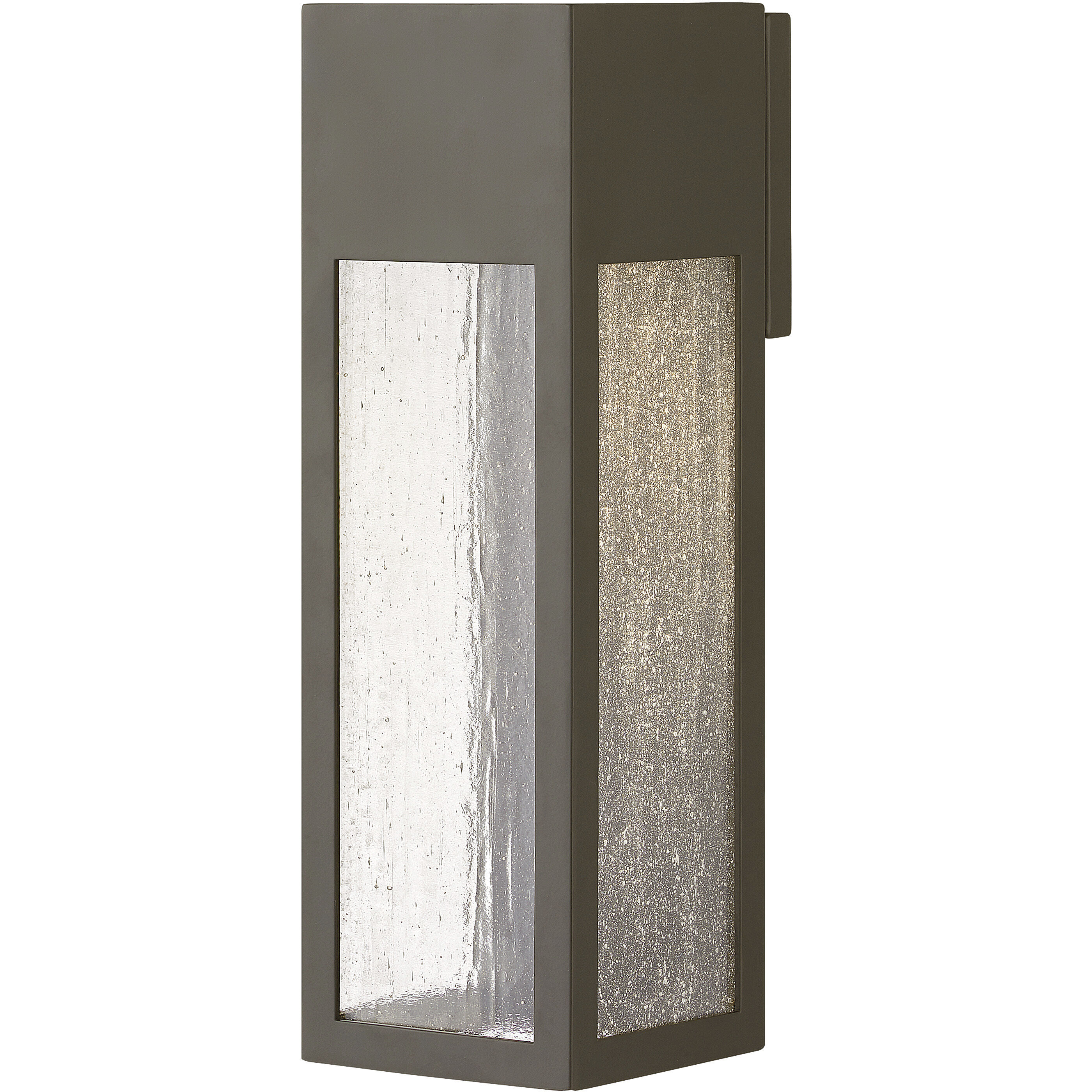 Rook LED 15 inch Bronze Outdoor Wall Mount Lantern, Large