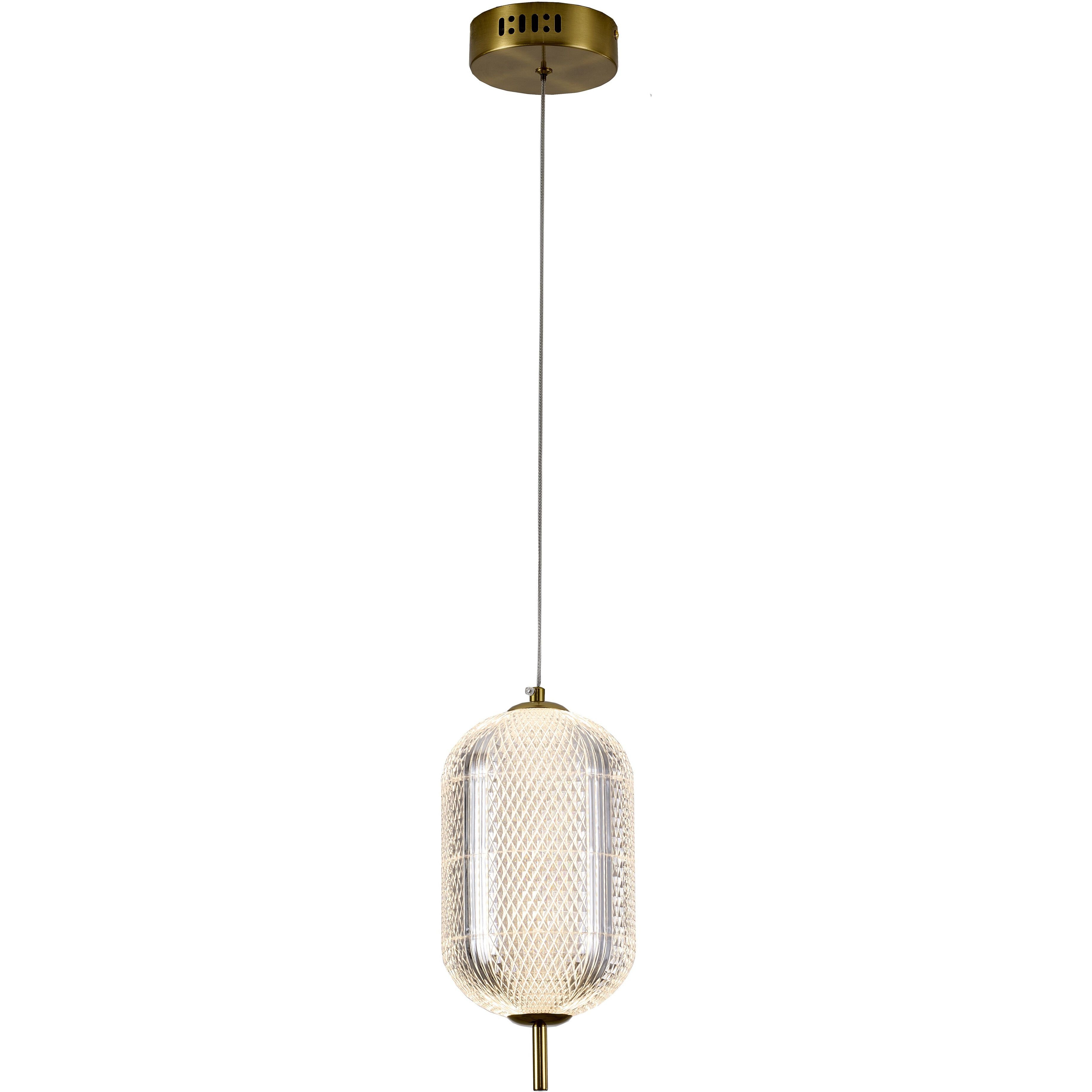 Canada Pendant Ceiling Light in Brass