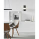 Sean Lavin Akova LED Matte Black with Plated Brass Wall Sconce Wall Light