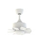 Levon Custom Matte White Fan Motor