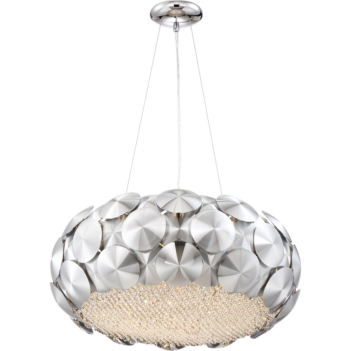 期間限定お買い得商品 |  通販 Zeev Lighting CD10186/6/CH Crown 6 Light 20 inch Chrome with ボディ・フェイスケア