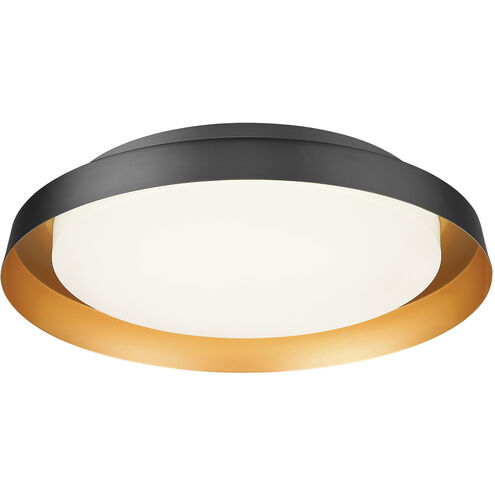 Vieno LED 14 inch Black Flush Mount Ceiling Light