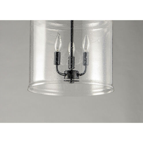 Acadia 3 Light 14 inch Black Multi-Light Pendant Ceiling Light