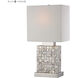 Sterling 17 inch 40 watt Natural with Chrome Table Lamp Portable Light