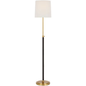Thomas O'Brien Bryant2 45.25 inch 15.00 watt Hand-Rubbed Antique Brass and Chocolate Leather Wrapped Floor Lamp Portable Light