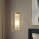 Dazzle LED 8 inch Soft Gold Mini Pendant Ceiling Light