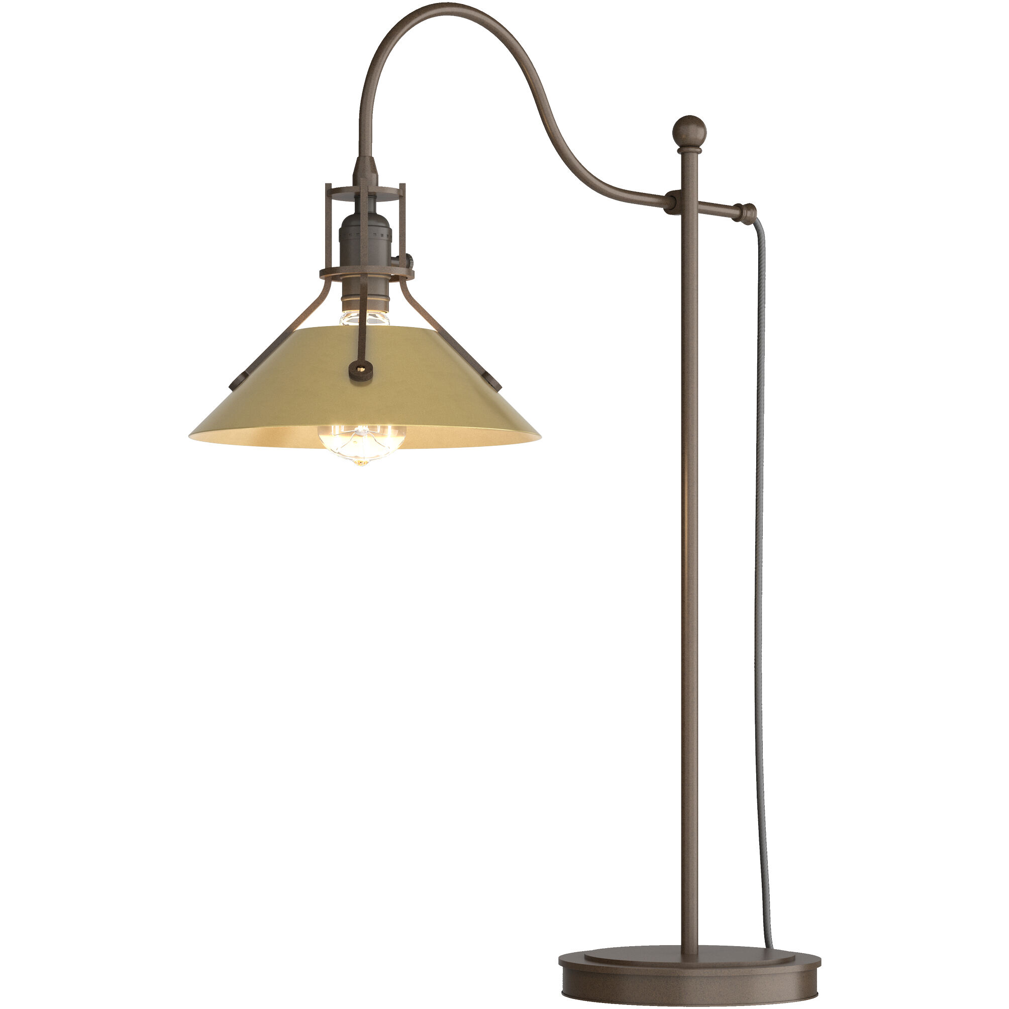 Henry 27.1 inch 60 watt Bronze and Modern Brass Table Lamp Portable Light in Bronze/Modern Brass