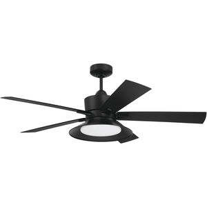 Topper 52 inch Flat Black Fan