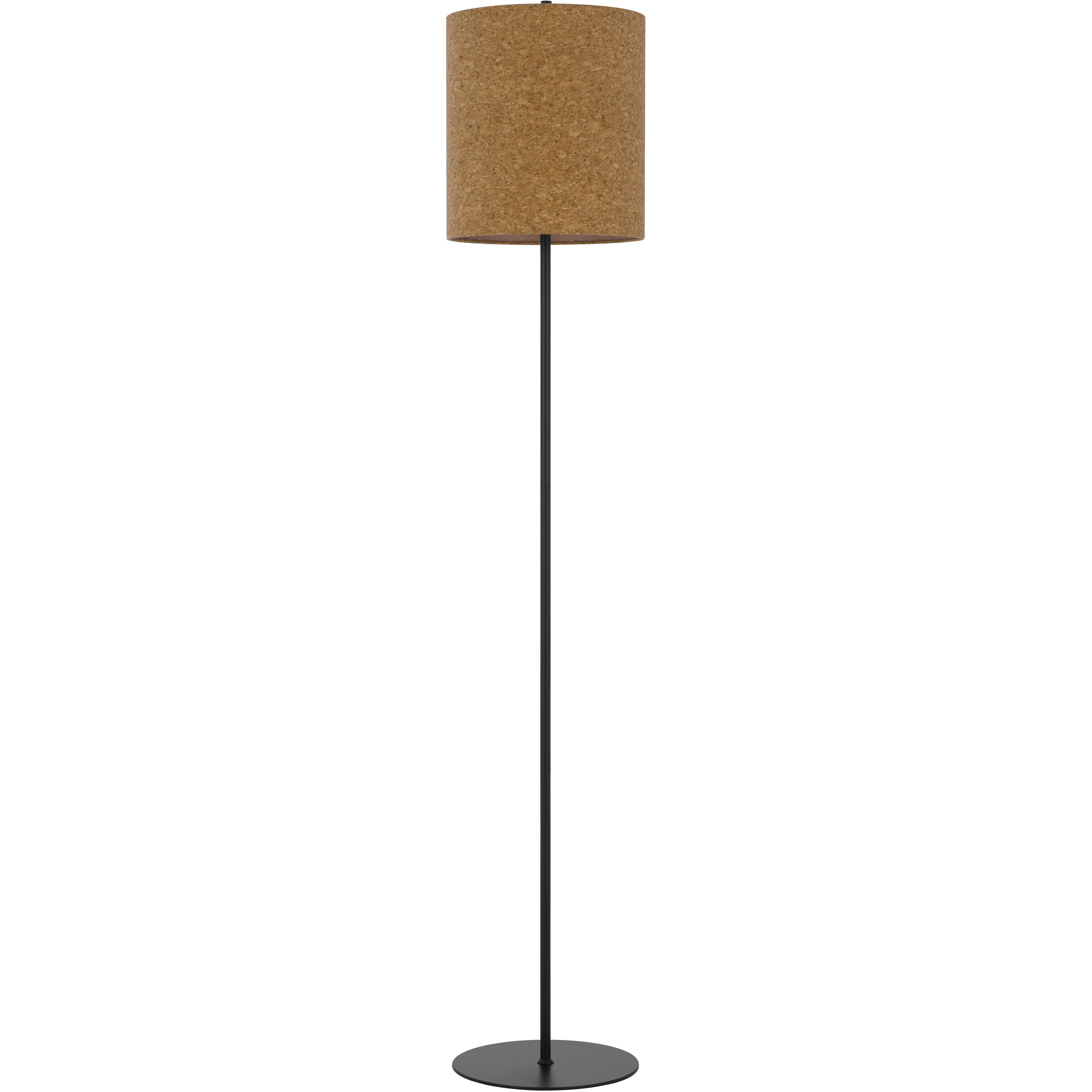 Pole 62.5 inch 100.00 watt Black Floor Lamp Portable Light