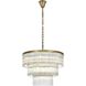 Harlow 18 Light 32 inch Satin Gold Chandelier Ceiling Light