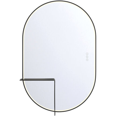 Linden 36 X 24 inch Black Mirror