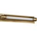 Avroko Capa LED 24 inch Hand Rubbed Antique Brass Vanity Light Wall Light