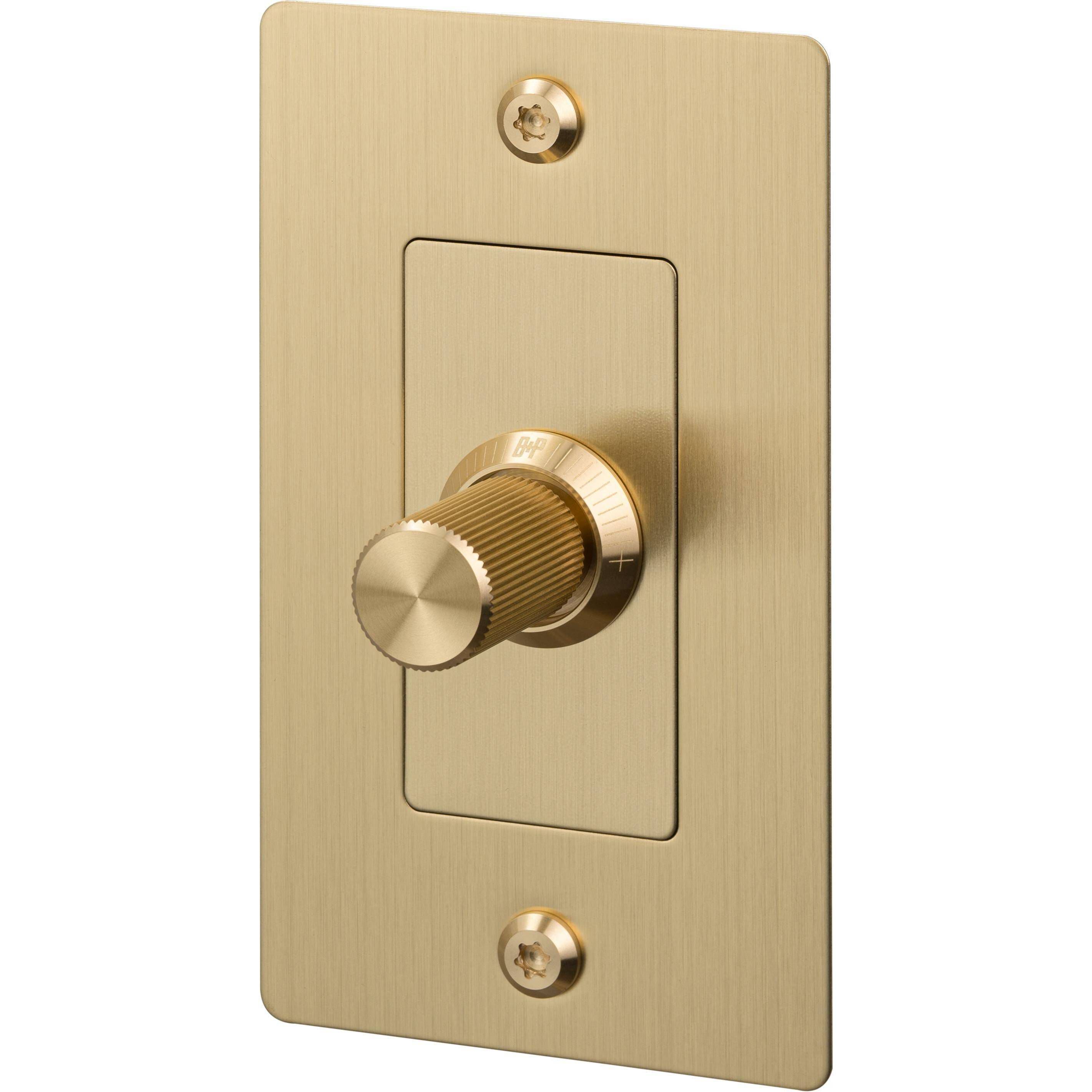 1G 100-120 Brass Dimmer Switch, LED