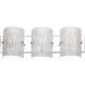 Brilliance 3 Light 23.25 inch Chrome Bath Vanity Wall Light