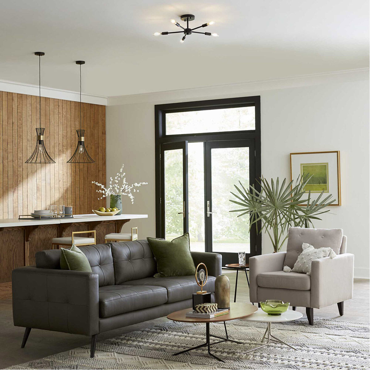 Lorin 1 Light 18 inch Matte Black Pendant Ceiling Light