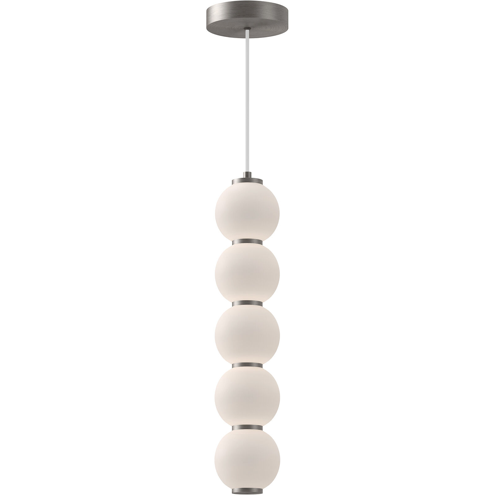 Alora Mood Bijou Pendant Ceiling Light in Brushed Nickel