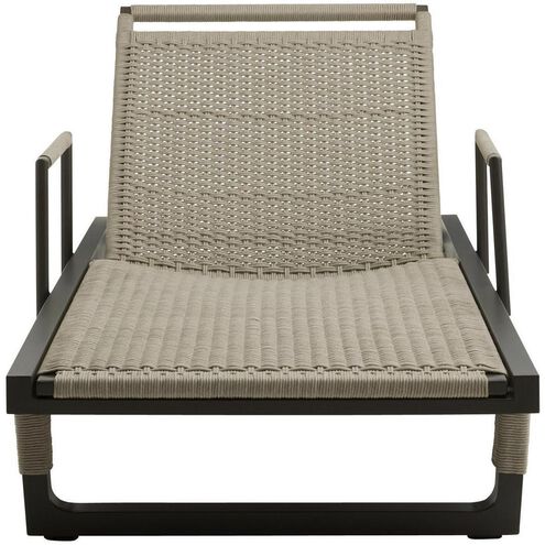 Daytona Buff and Blackened Bronze Outdoor Chaise