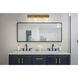 Fontaine 34 X 6 X 11.25 inch Rubbed Brass Vanity in Rubbed Bronze