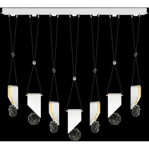 Aria 14 Light 60 inch White Pendant Ceiling Light