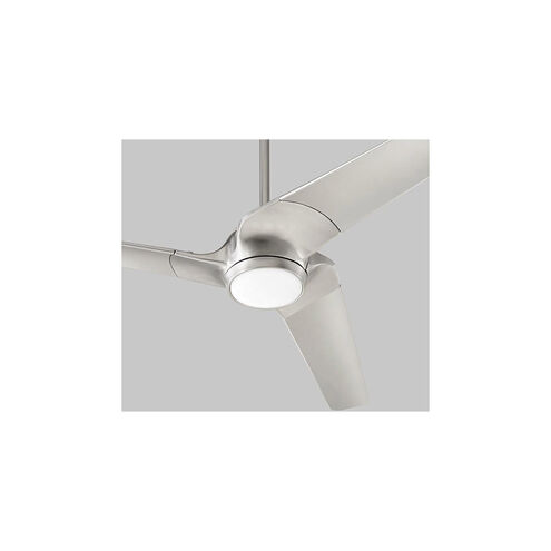 Sol 56 inch Satin Nickel Indoor Fan, Light Kit Sold Separately