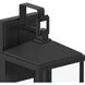 Cantley 1 Light 13.25 inch Matte Black Outdoor Wall Lantern