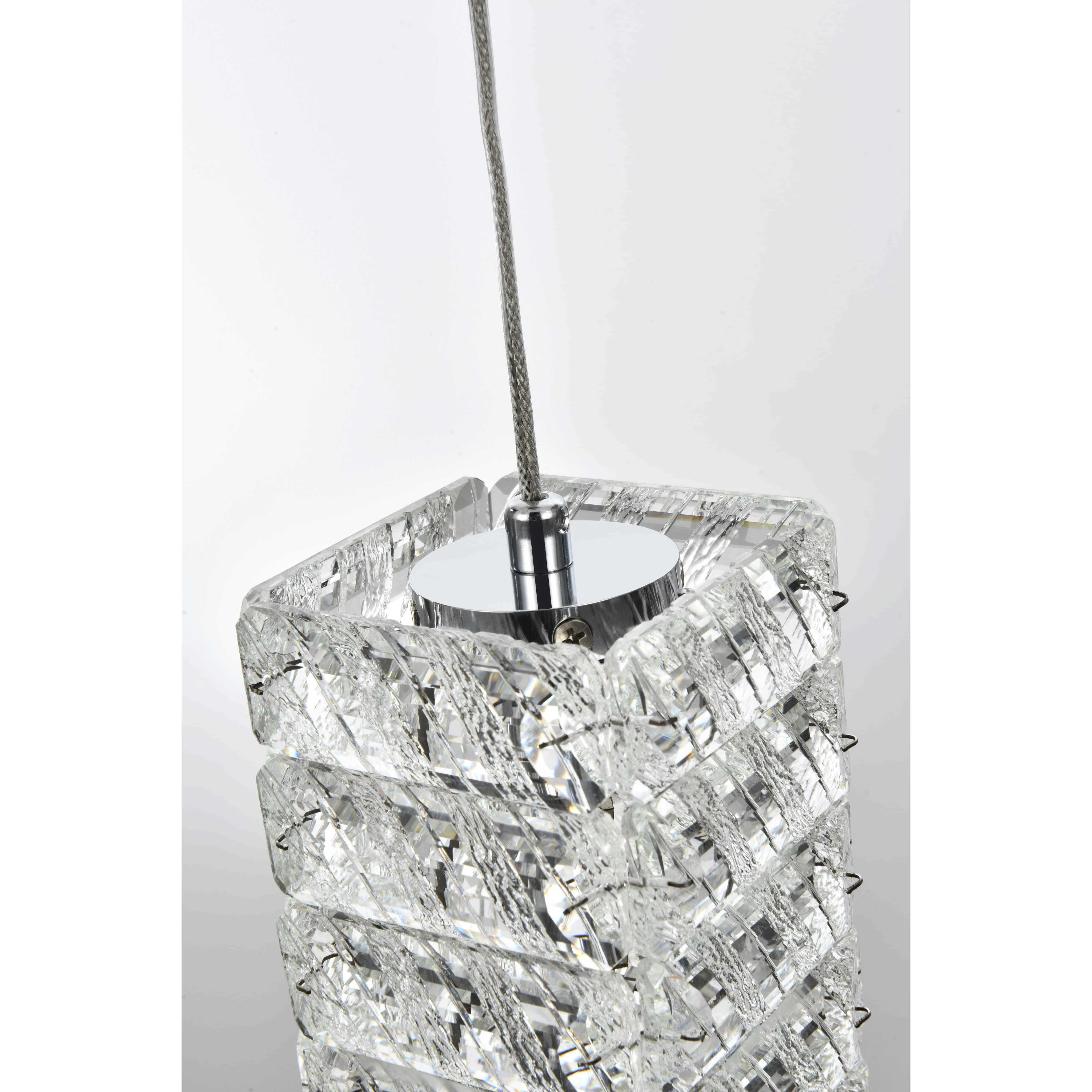 Aston 1 Light 6.5 inch Chrome Pendant Ceiling Light