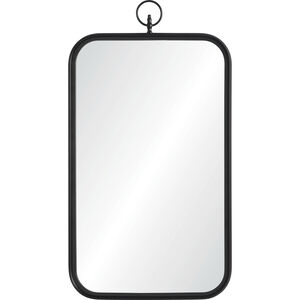 Priscilla 39.5 X 22 inch Matte Black Wall Mirror