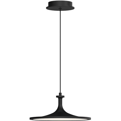 Alora Mood Issa LED 12 inch Matte Black Pendant Ceiling Light
