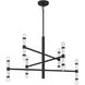 Kingsburg 12 Light 32 inch Matte Black Chandelier Ceiling Light