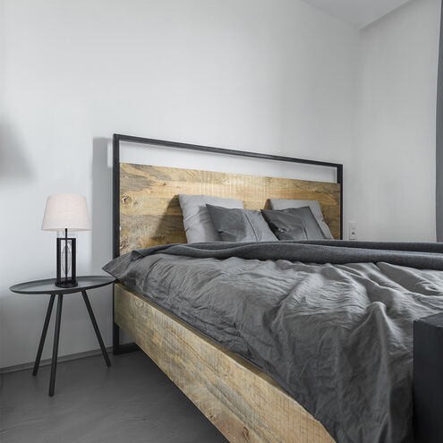 Willow 26 inch 100.00 watt Matte Black Table Lamp Portable Light