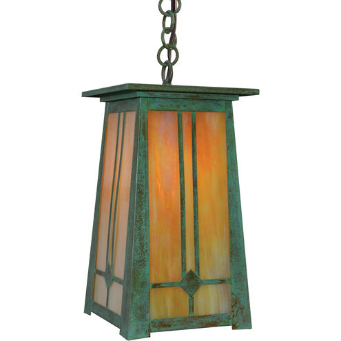 Aberdeen 1 Light 7 inch Rustic Brown Pendant Ceiling Light in Cream