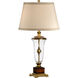 Wildwood 34 inch 100 watt Clear Table Lamp Portable Light