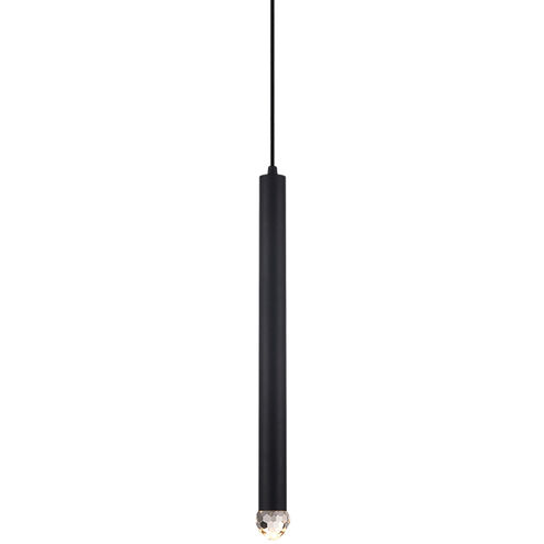 Reign LED 2 inch Matte Black Pendant Ceiling Light