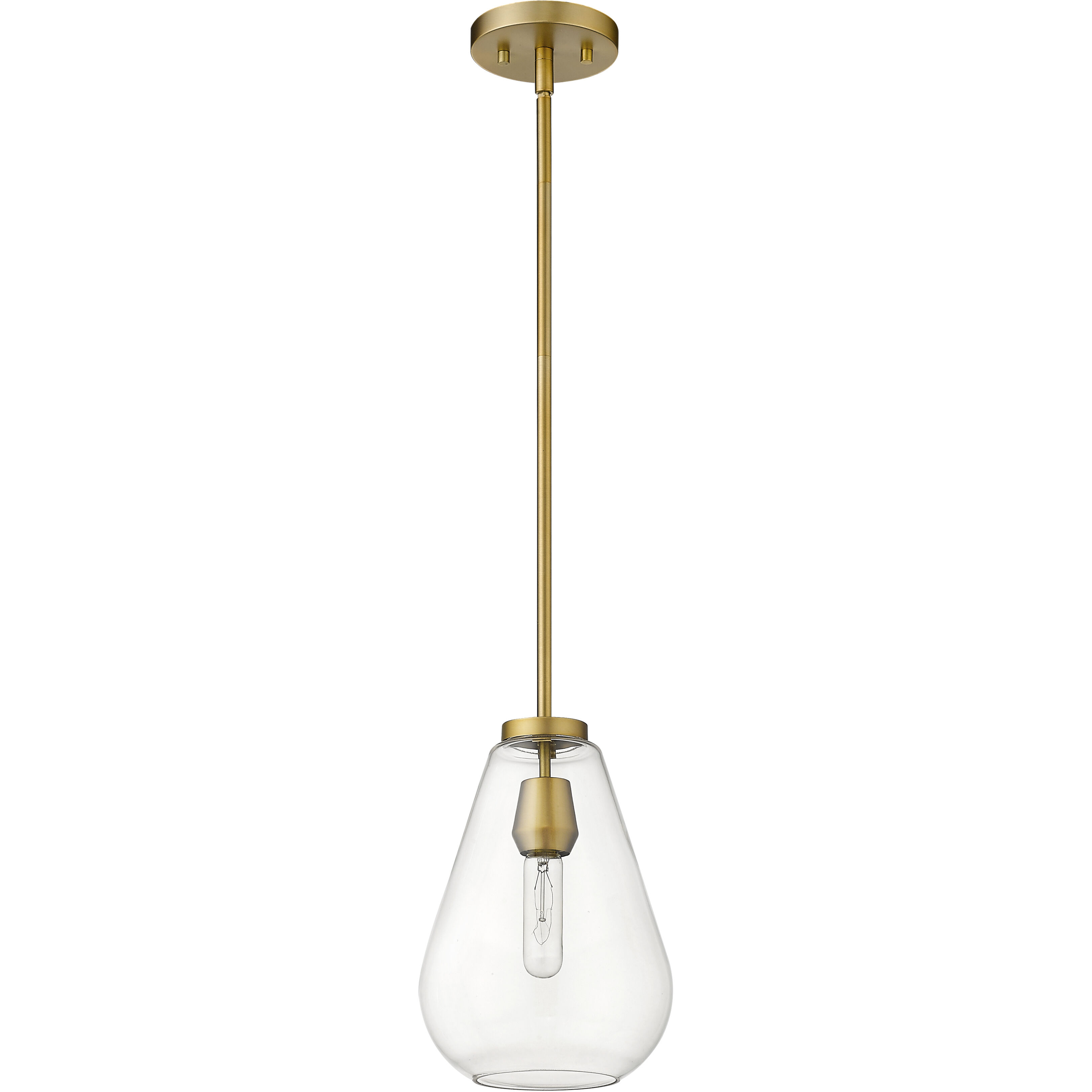 Ayra 1 Light 8 inch Olde Brass Pendant Ceiling Light