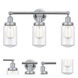 Dover 3 Light 24.5 inch Polished Chrome Bath Vanity Light Wall Light
