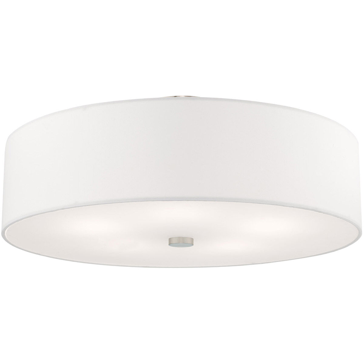 Meridian 5 Light 22 inch Brushed Nickel Semi-Flush Mount Ceiling Light