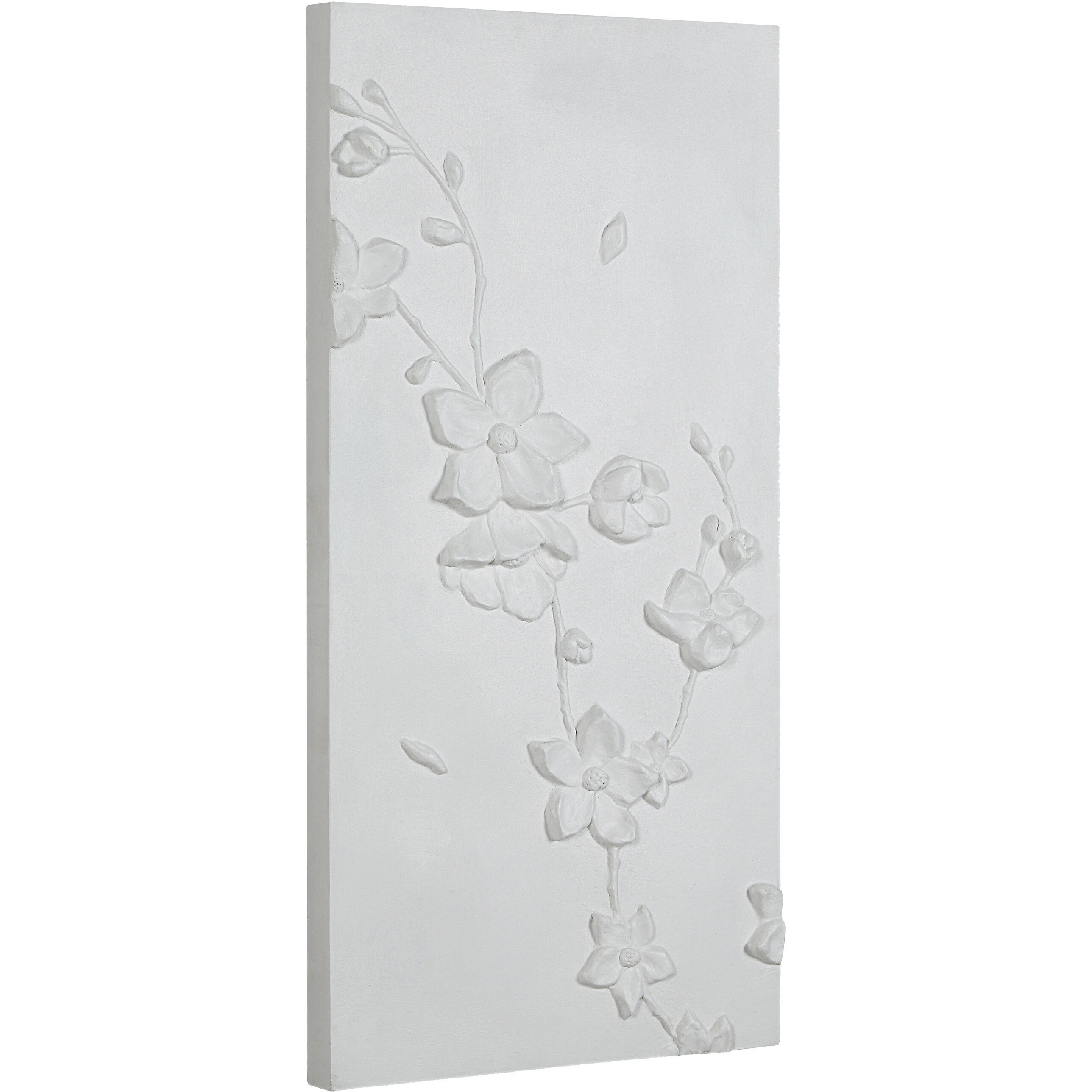 Beaudelaire Matte White Wall Decor, Set of 3