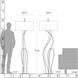 Sway 73.4 inch 100.00 watt Dark Smoke Floor Lamp Portable Light