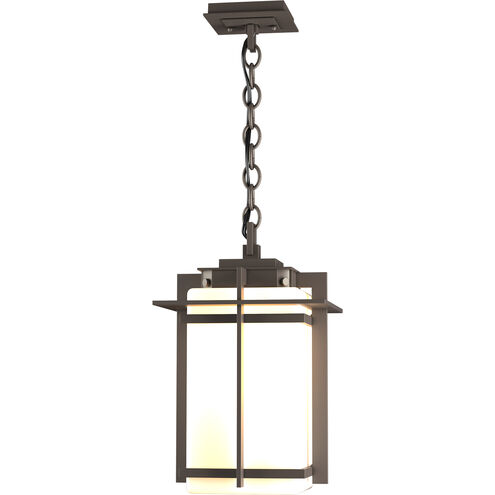 Tourou 1 Light 10.25 inch Coastal Dark Smoke Outdoor Ceiling Fixture, Large