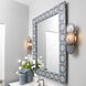 Rorschach 48 X 36 inch Indigo Blue Lacquer Mirror