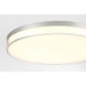 Vantage LED 13 inch Brushed Nickel Flush Mount Ceiling Light, Outdoor