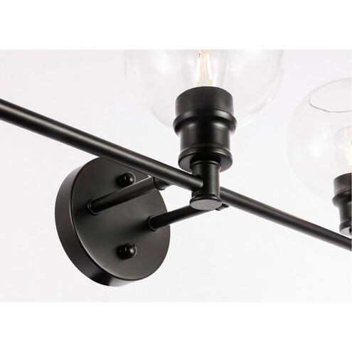 Collier 5 Light 47 inch Black Wall sconce Wall Light