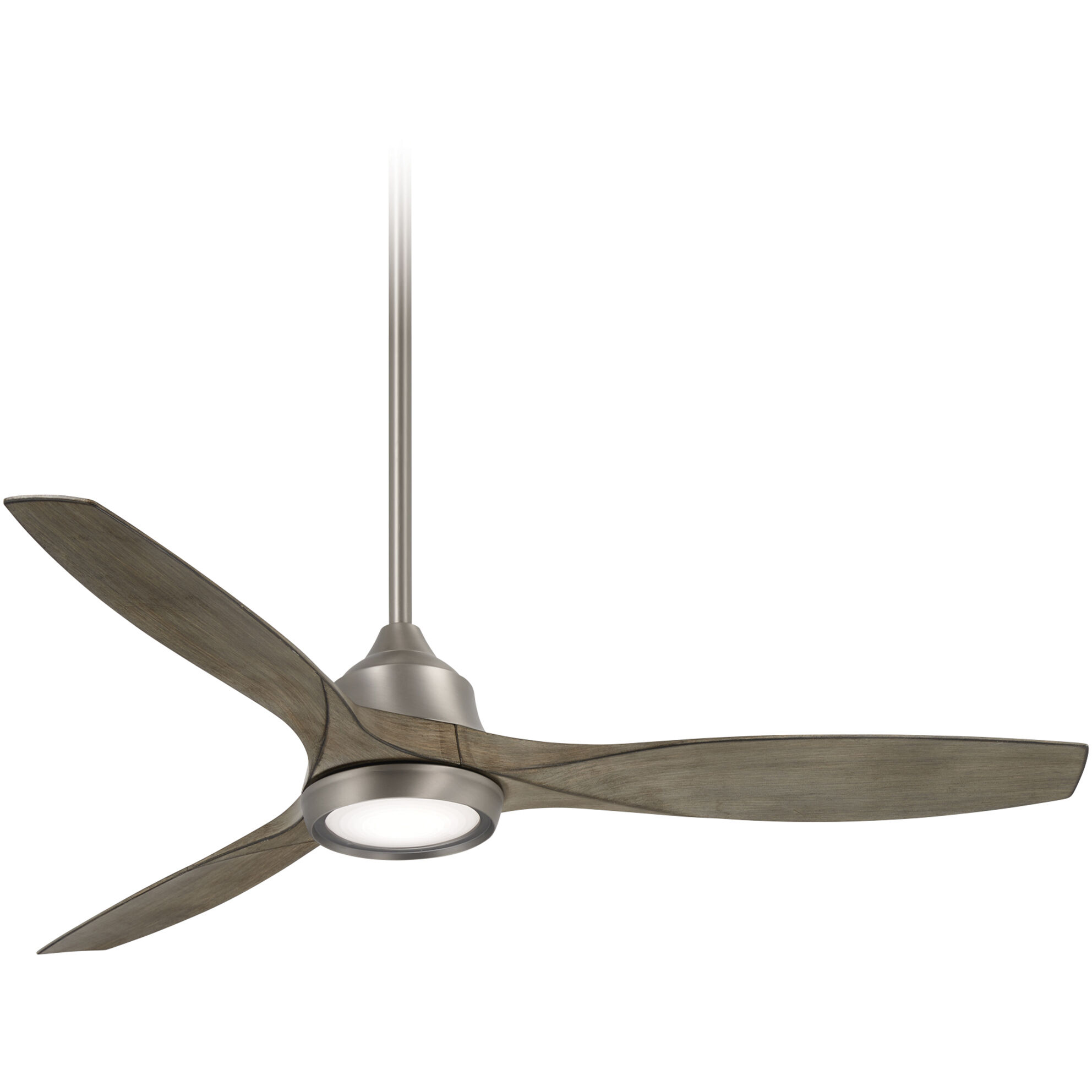 Skyhawk 60 inch Burnished Nickel with Driftwood Blades Ceiling Fan