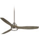 Skyhawk 60 inch Burnished Nickel with Driftwood Blades Ceiling Fan