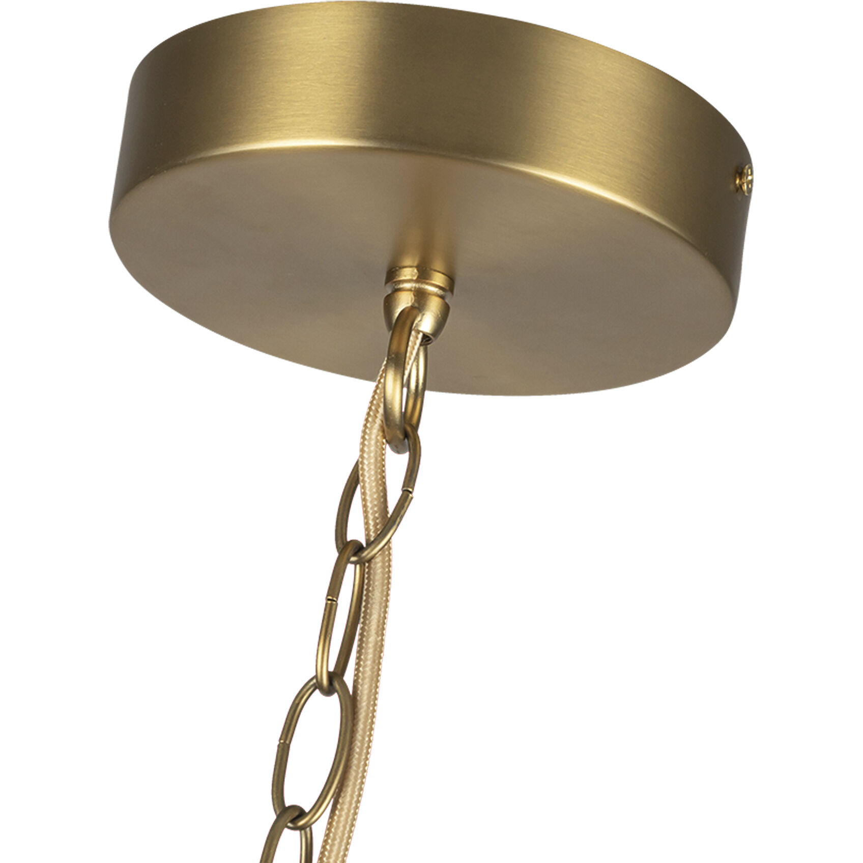 Cleo LED 16 inch Brushed Gold Chandelier Ceiling Light