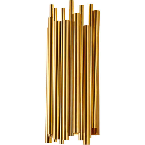 Canada 2 Light 4 inch Gold Wall Sconce Wall Light