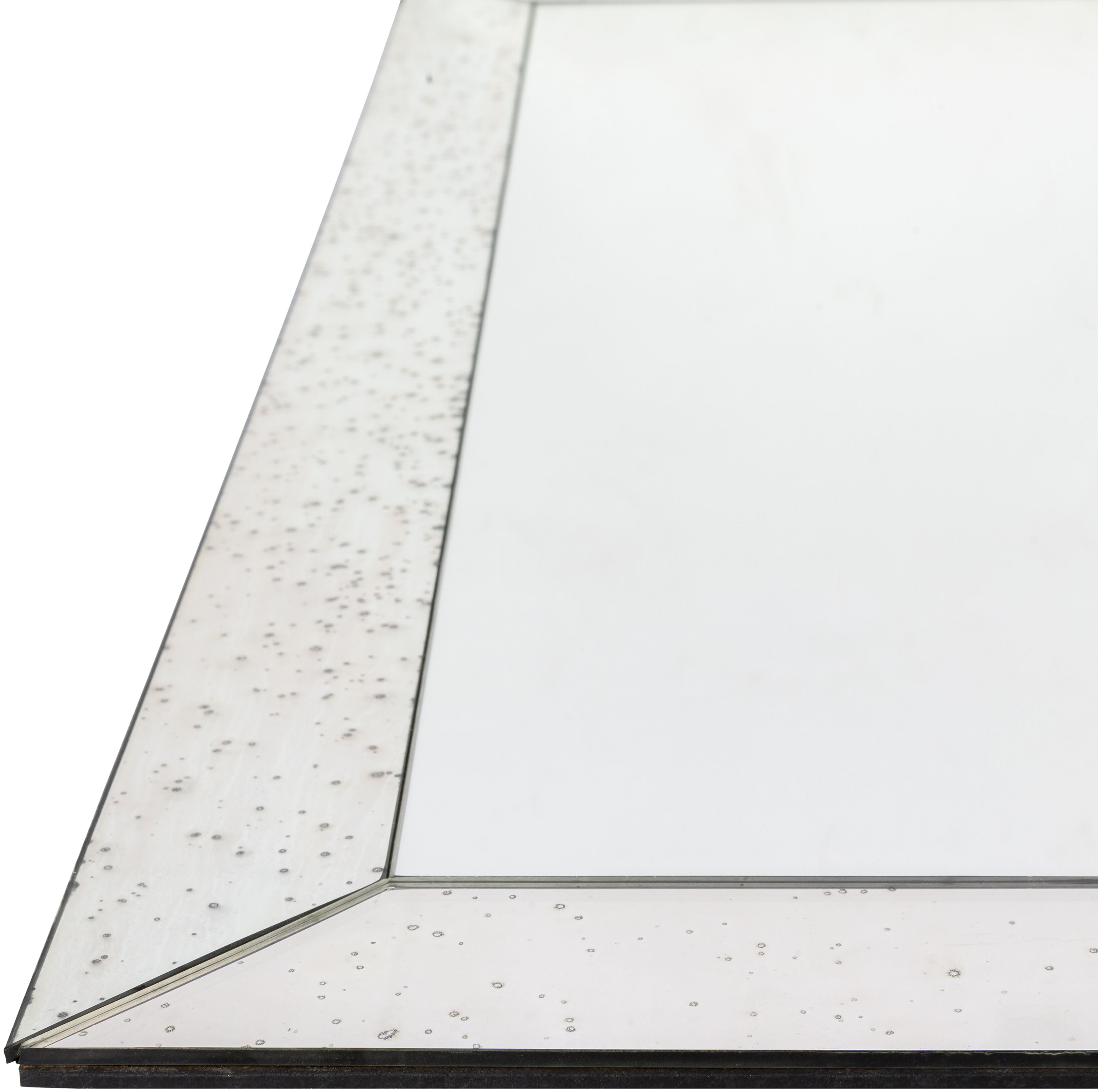 Crystalline 44 X 20 inch Light Grey Mirror in Twin, Rectangle